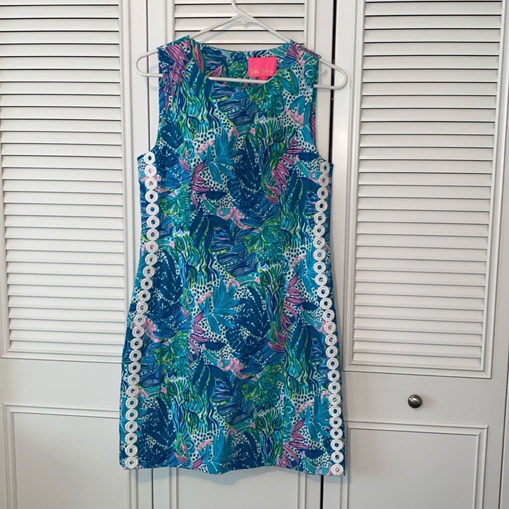 NWT Lilly Pulitzer Mika Stretch Shift Dress size 6